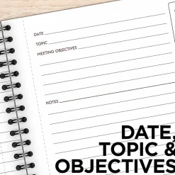 Mead® Limited Meeting Notebook, 7-1/4