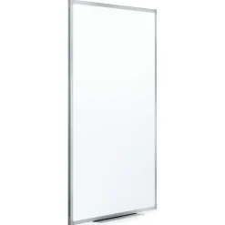 Mead® Melamine Non-Magnetic Dry-Erase Whiteboard With Marker Tray, 72