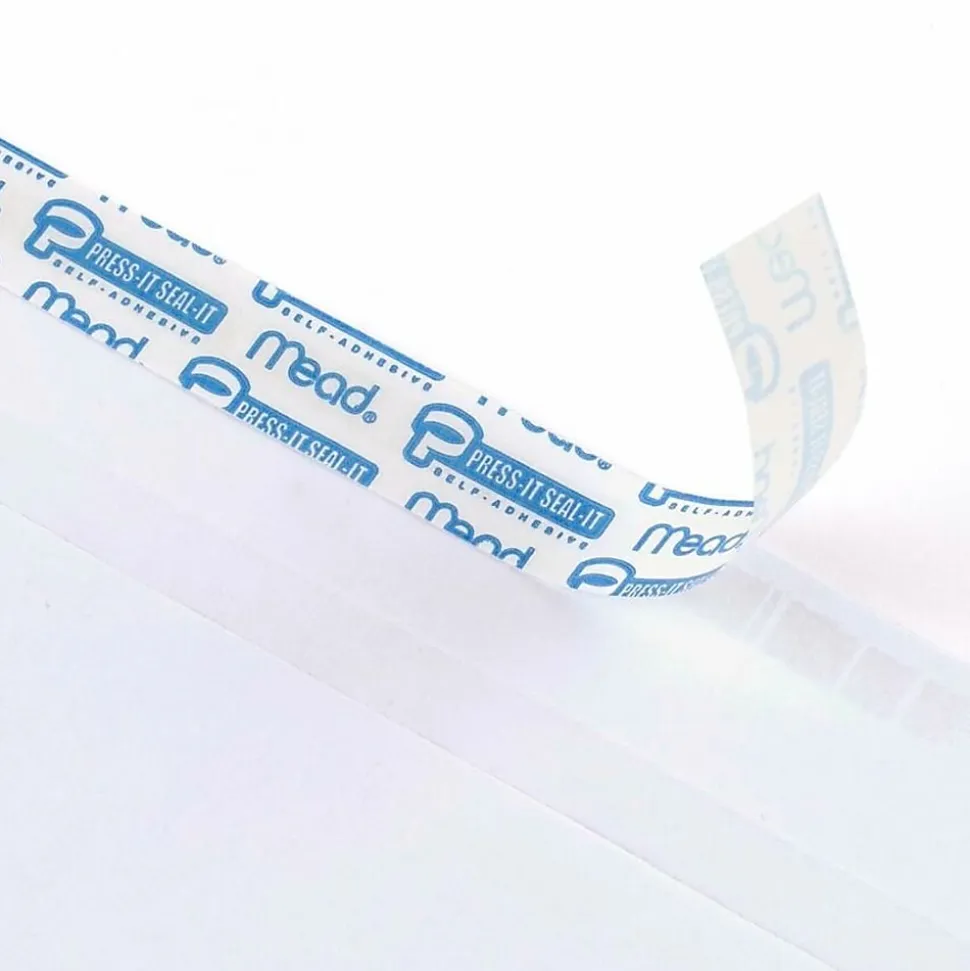 Mead No. 6-3/4 All-purpose White Envelopes - Business - #6 3/4 - 3 5/8" Width x 6 1/2" Length - Self-sealing - White - 65 / Box