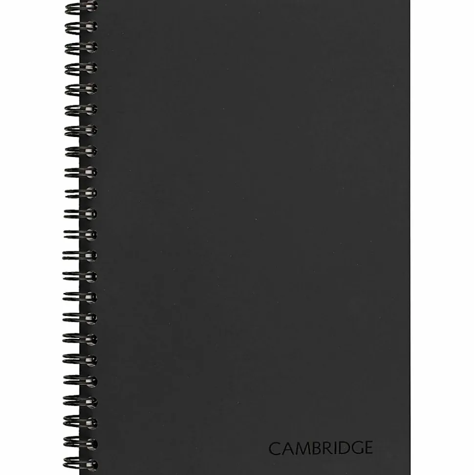 Mead® QuickNotes Business Notebook, 5" x 8", 1 Subject, 80 Sheets, Black