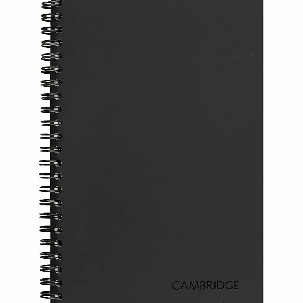 Mead® QuickNotes Business Notebook, 5" x 8", 1 Subject, 80 Sheets, Black