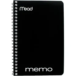 Mead® Wirebound Side-Opening Memo Book, 4