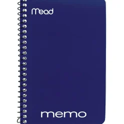 Mead® Wirebound Side-Opening Memo Book, 4