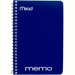 Mead® Wirebound Side-Opening Memo Book, 4