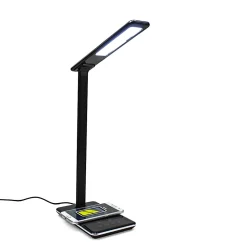 M-Edge Luminous LED Wireless Charger/Lamp, Black, CH-LMP-P-B