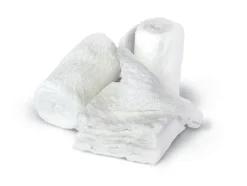 Medline Bulkee II Sterile Cotton Gauze Bandages, 4 1/2" x 4 1/8 Yd., White, Pack Of 100