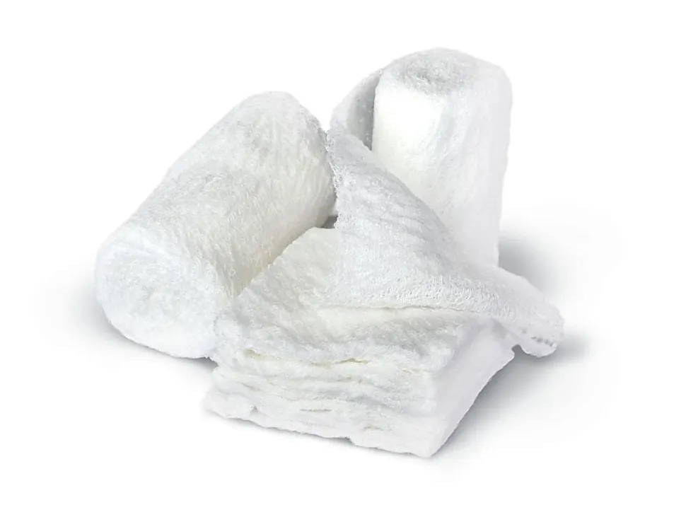 Medline Bulkee II Sterile Cotton Gauze Bandages, 4 1/2" x 4 1/8 Yd., White, Pack Of 100