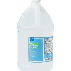Medline 70% Isopropyl Rubbing Alcohol, 1 Gallon, Carton Of 4 Bottles