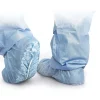 Medline Polypropylene Non-Skid Shoe Covers, XL, Blue, Case Of 100