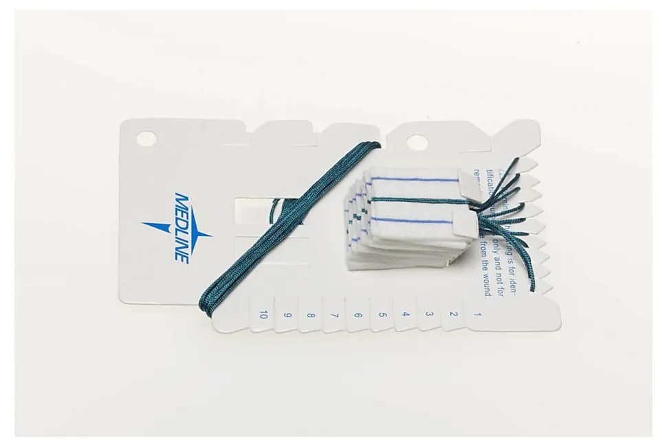 Medline Sterile X-Ray Detectable Neuro Sponges, 1" x 1", Case Of 20