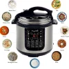 Megachef 8-Quart Digital Pressure Cooker, 15" x 15"
