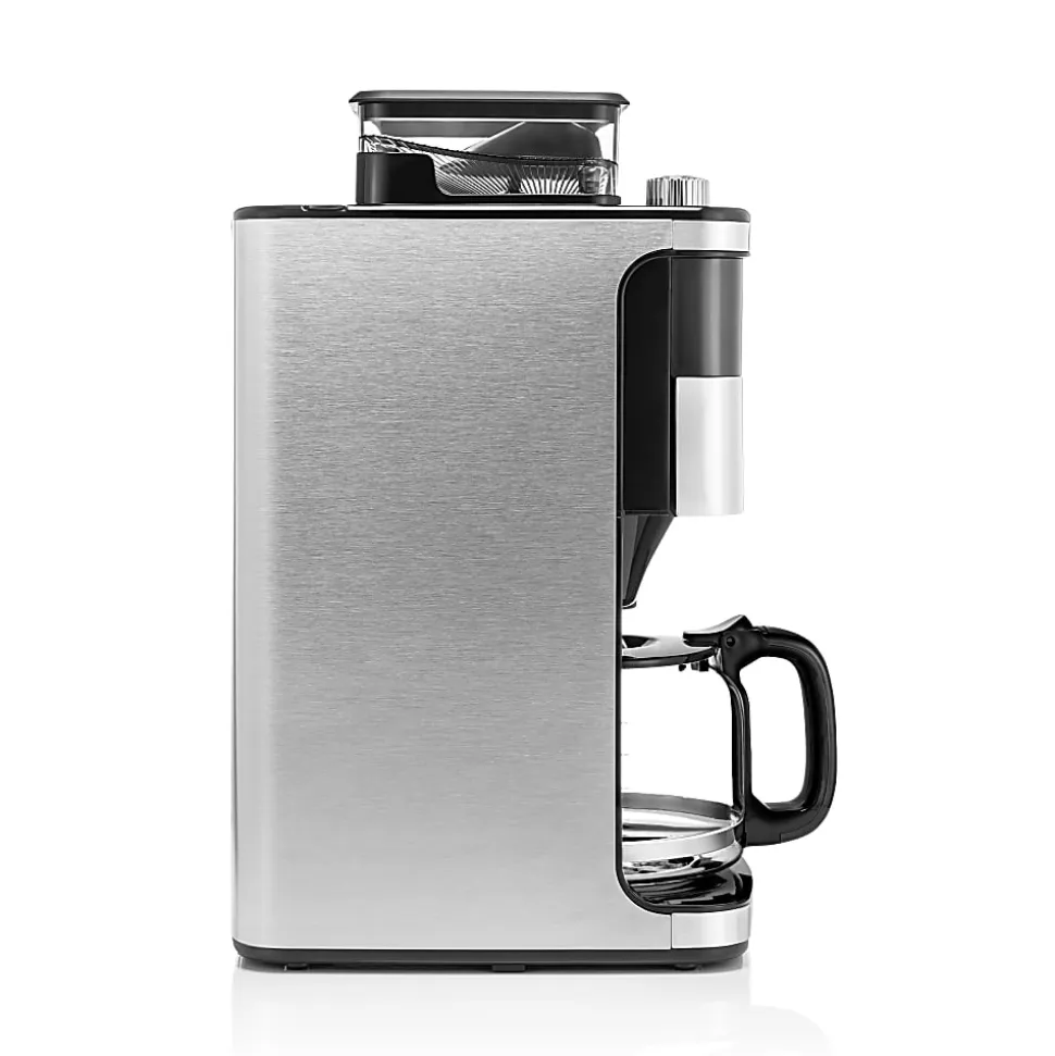 Melitta Aroma Fresh Plus 10-Cup Programmable Coffee Maker With Coffee Grinder, Black