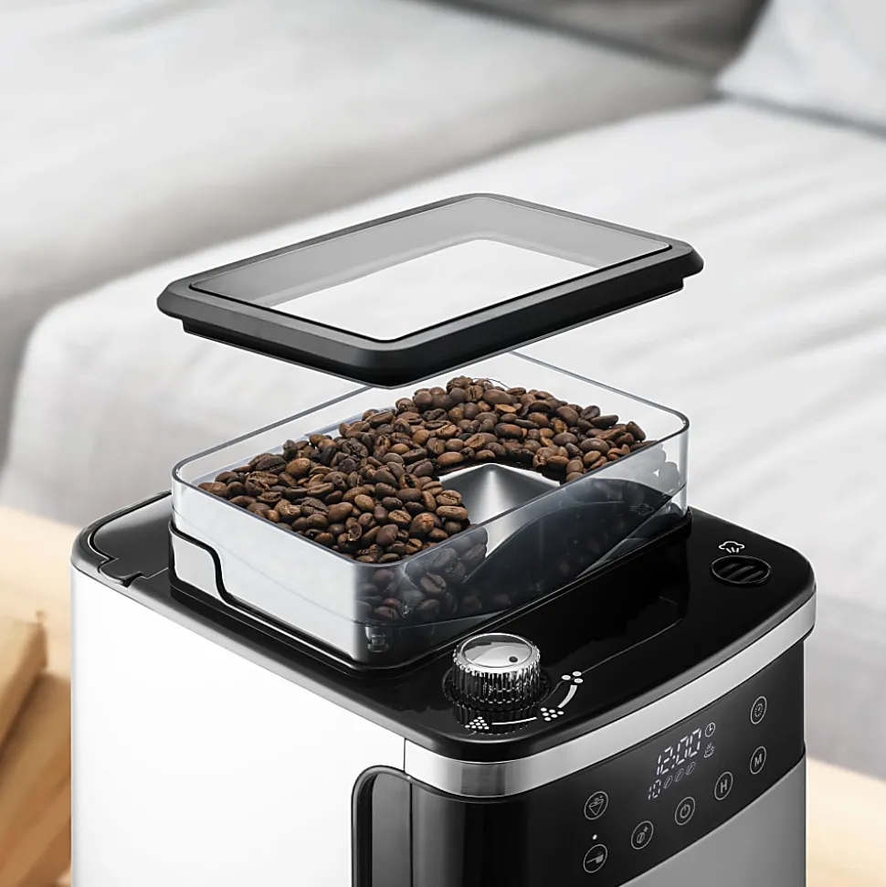 Melitta Aroma Fresh Plus 10-Cup Programmable Coffee Maker With Coffee Grinder, Black
