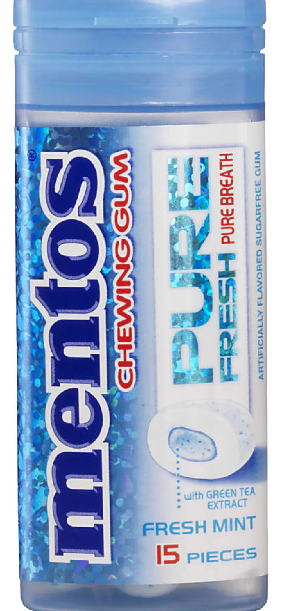 Mentos® Pure Fresh Mint Gum Pocket Bottle, 0.046 Oz