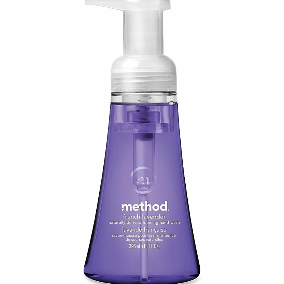 Method® Antibacterial Foam Gel Hand Wash Soap, Lavender Scent, 10 Oz Bottle