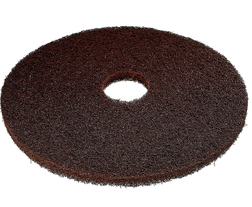 3M™ 7100 Floor Stripper Pads, 20", Brown, Pack Of 5 Pads