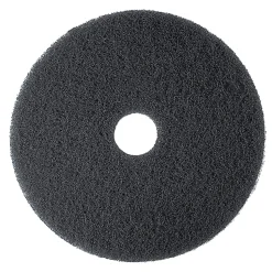 3M™ 7300 High Productivity Floor Pads, 19", Black, Pack Of 5 Pads