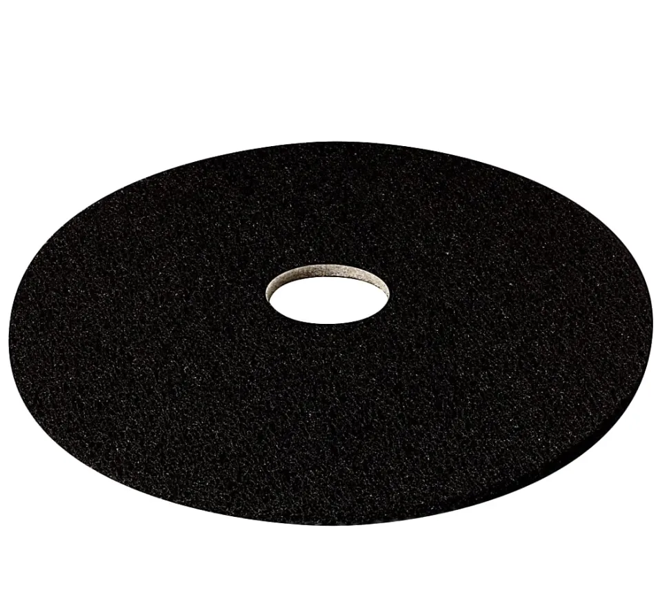 3M™ 7300 High Productivity Floor Stripping Pads, 1/2" x 16", Black, Case Of 5