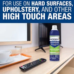 Microban® 24-Hour Disinfectant Sanitizing Spray, Citrus Scent, 15 Oz, Pack Of 6 Cans