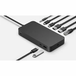 Microsoft Docking Station For Notebook/Monitor, Black