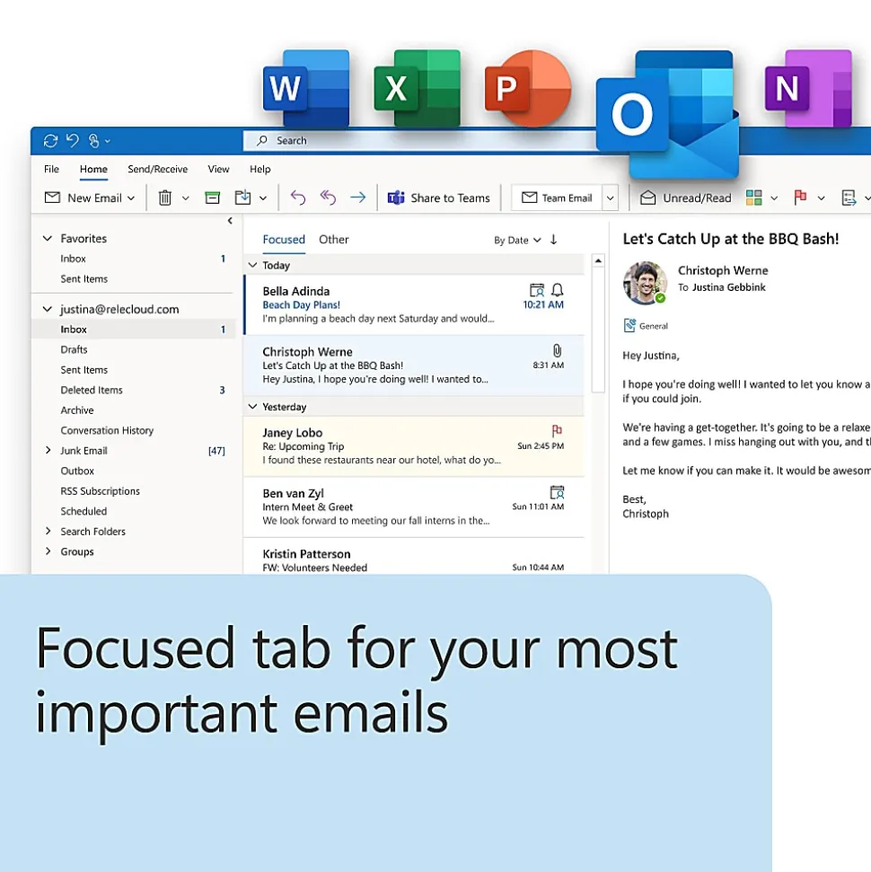 Microsoft Office Home & Business, 2024, For 1 Device, Mac/PC Download