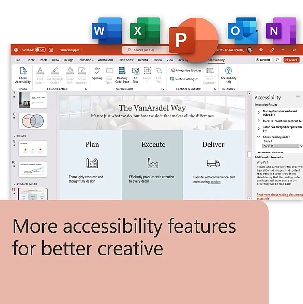 Microsoft Office Home & Business, 2024, For 1 Device, Mac/PC Download