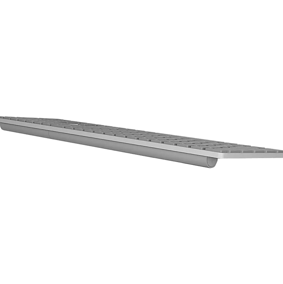 Microsoft Surface Keyboard - Wireless Connectivity - Bluetooth - QWERTY Layout - Smartphone - Mac, Android, Windows, iOS - Silver