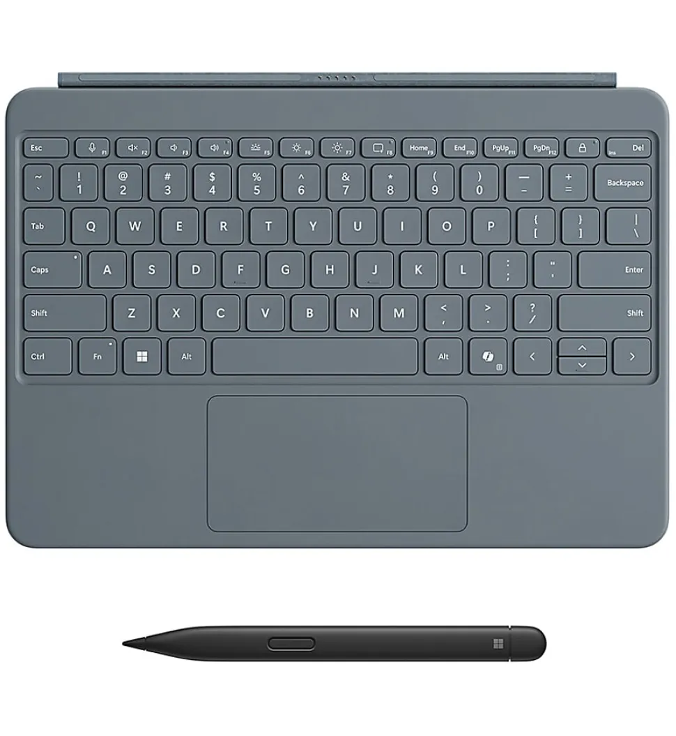Microsoft Surface Pro 12" Keyboard & Slim Pen Bundle, Compact, Ocean, EP2-33077