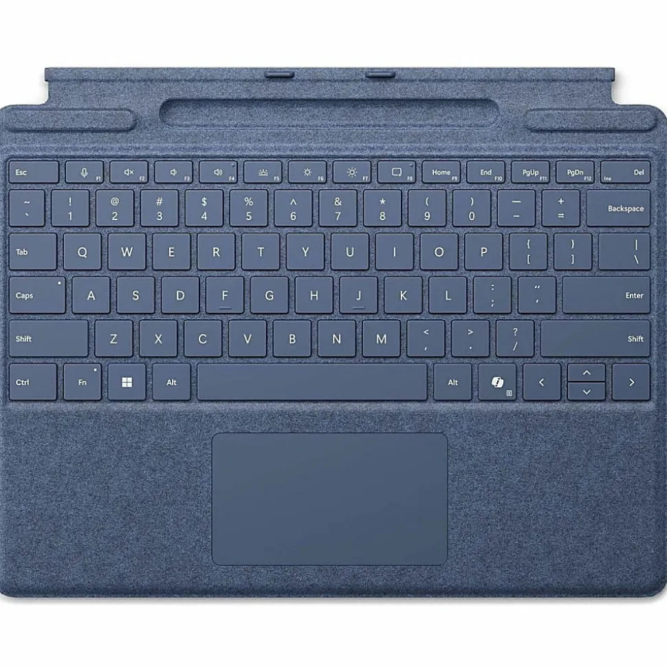 Microsoft Surface Pro Keyboard, Keyboard, With Touchpad, Surface Slim Pen 2 Storage & Charging Tray