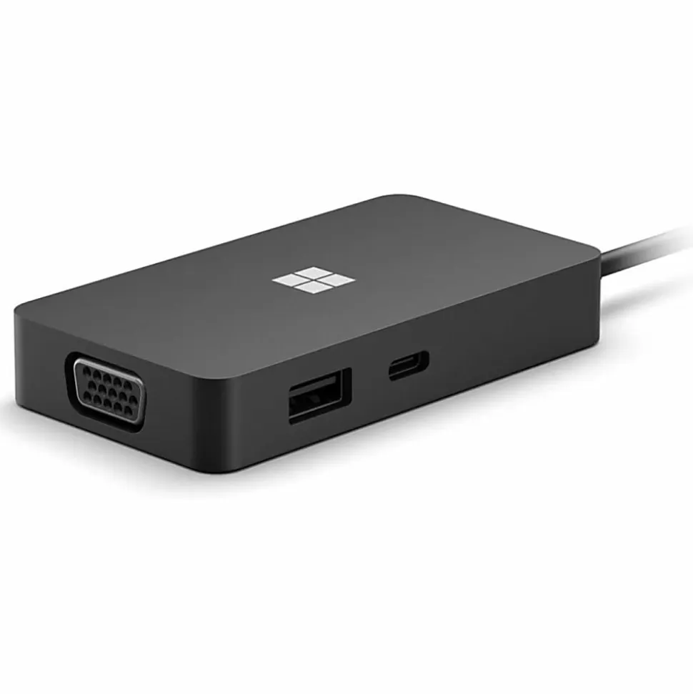 Microsoft USB-C Travel Hub - for Notebook/Desktop PC - Charging Capability - USB Type C - 4K - 3840x 2160 - 16100001