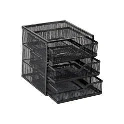 Mind Reader 3-Drawer Accessory Storage Desktop Organizer, 6-1/2