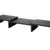 Mind Reader Dual Monitor Stand, 4-3/4”H x 9-1/4”W x 51-1/4”D, Black