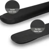 Mind Reader Ergonomic Keyboard and Mouse Wrist Rest Sets, 3/4"H x 3"W x 16-3/4,"L, Black, 2 Piece