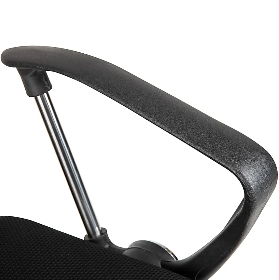 Mind Reader Ergonomic Mesh High-Back Swivel Executive Office Desk Chair, 42 1/2-47"H, Black