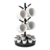 Mind Reader 5 Gallon Water Jug Stand Metal 3 Tier Water Cooler Stand, 28-3/4"H x 13 1/2"W x 13 1/2"D, Silver