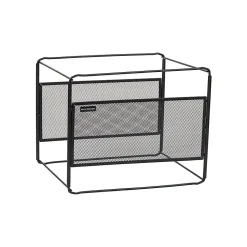 Mind Reader Hanging File Folder Organizer, 10-1/4”H x 9-3/4”W x 13”D, Black