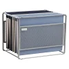 Mind Reader Hanging File Folder Organizer, 10-1/4”H x 9-3/4”W x 13”D, Silver