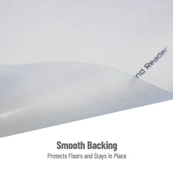 Mind Reader Hard Floor Office Chair Mat, 35-1/4”W x 47”D