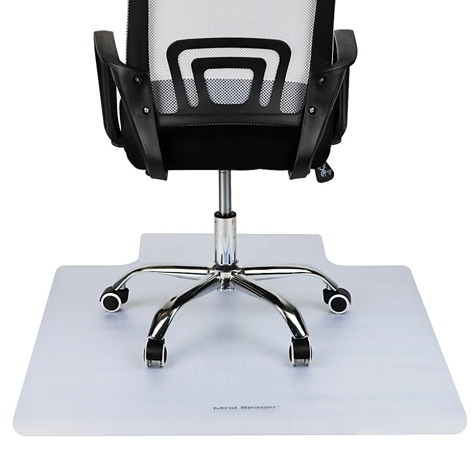 Mind Reader Hard Floor Office Chair Mat, 35-1/4”W x 47”D