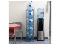 Mind Reader Heavy Duty 5-Tier Water Jug Stand, Metal, 54