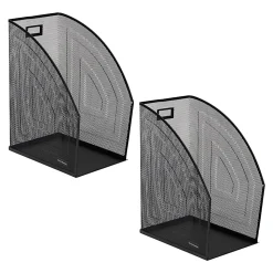 Mind Reader Large Vertical File Storage Basket 12-1/2