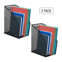 Mind Reader Large Vertical File Storage Basket 12-1/2