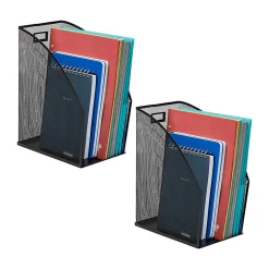 Mind Reader Large Vertical File Storage Basket 12-1/2