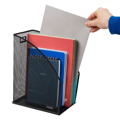 Mind Reader Large Vertical File Storage Basket 12-1/2