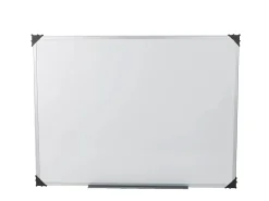 Mind Reader Magnetic Dry-Erase White Board Wall Mount with Marker Shelf, 1/2