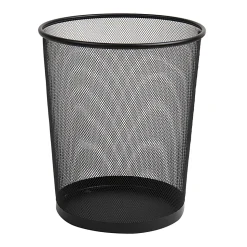 Mind Reader Metal Waste Paper Baskets 4.5-Gallon,13-3/4