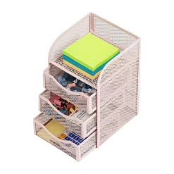 Mind Reader Mini Desk Supplies Office Supplies Organizer, 8