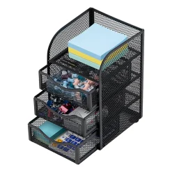Mind Reader Mini Desk Supplies Office Supplies Organizer, 8