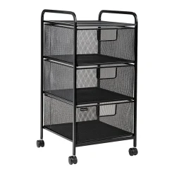 Mind Reader Multi-Purpose Rolling Storage Cart with Removable Drawers, 25
