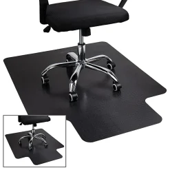 Mind Reader Office Chair Mat for Hardwood Floors PVC Under Desk Floor Protector, 0.125” H x 35-1/2
